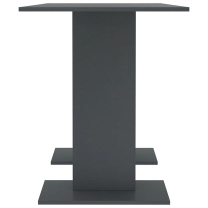 Tavolo da Pranzo Grigio 110x60x75 cm in Legno Multistrato