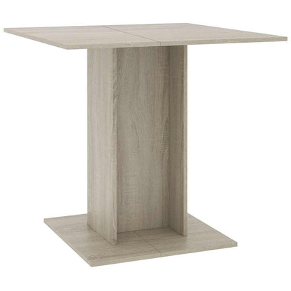 Tavolo da Pranzo Rovere Sonoma 80x80x75cm in Legno Multistrato