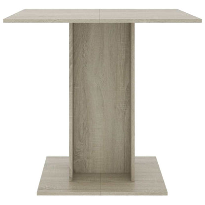 Tavolo da Pranzo Rovere Sonoma 80x80x75cm in Legno Multistrato