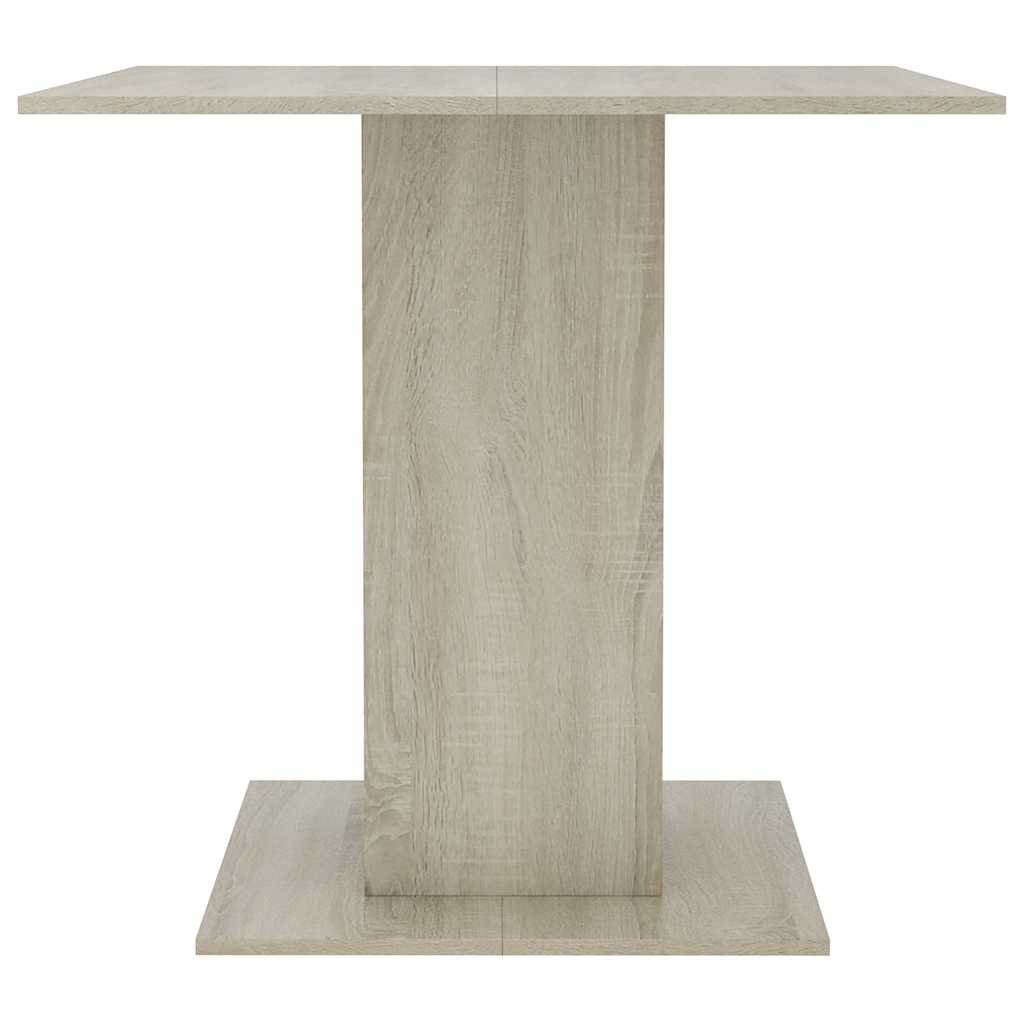 Tavolo da Pranzo Rovere Sonoma 80x80x75cm in Legno Multistrato