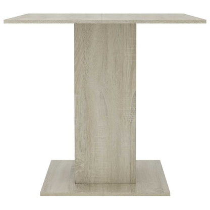 Tavolo da Pranzo Rovere Sonoma 80x80x75cm in Legno Multistrato