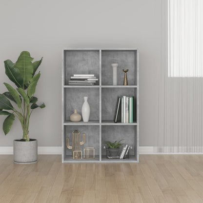 Libreria/Credenza Grigio Cemento 66x30x98 cm Legno Multistrato