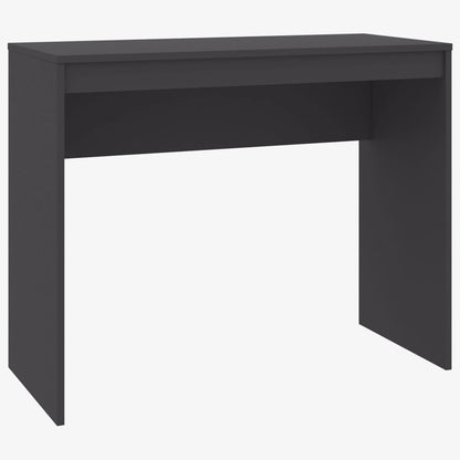 Scrivania Grigia 90x40x72 cm in Legno Multistrato
