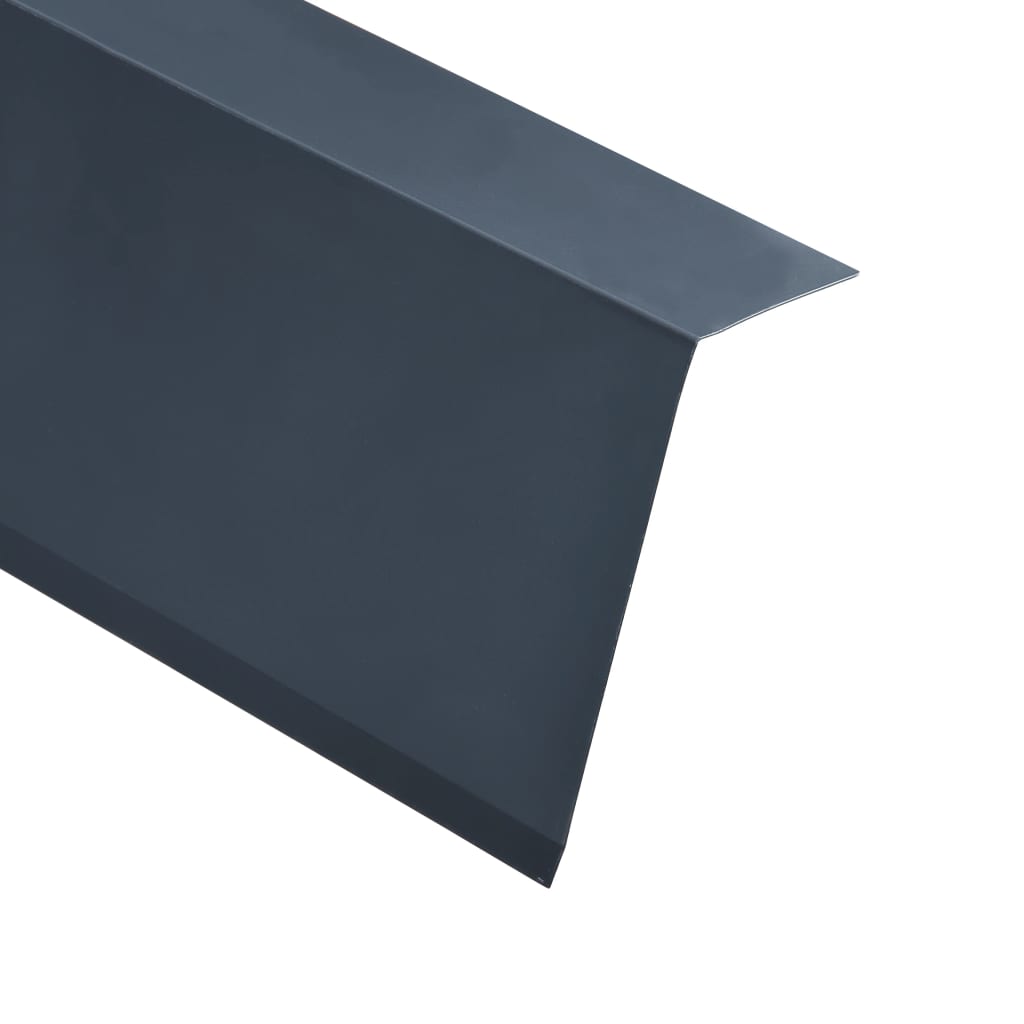 Profili Angolari a L per Tetto 5 pz Alluminio Antracite 170 cm