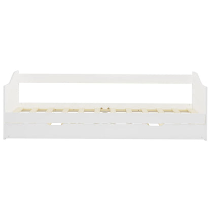 Divano Letto a Scomparsa senza Materasso Legno Pino 90x200 cm