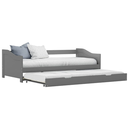 Dormeuse Estraibile senza Materasso Grigia 90x200 cm