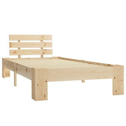 Giroletto senza Materasso 100x200 cm in Legno Massello di Pino