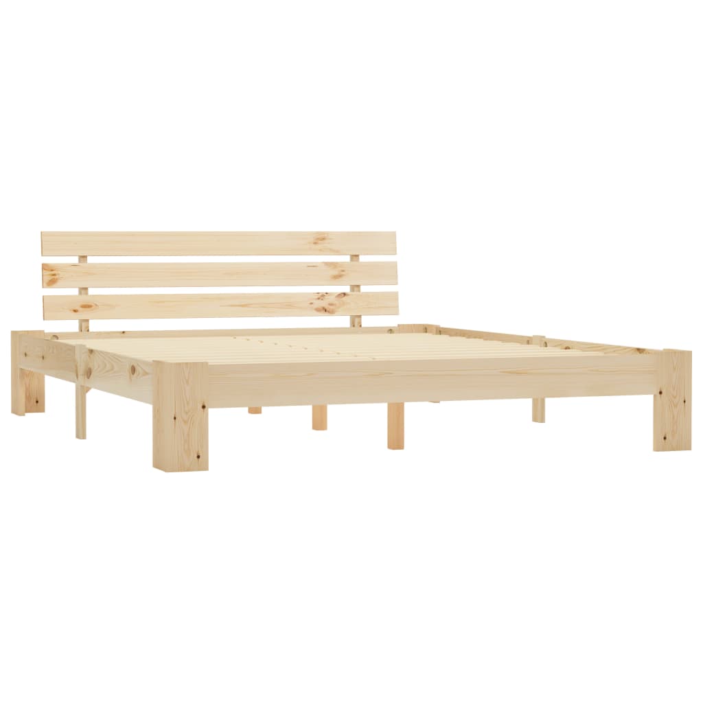 Giroletto senza Materasso 160x200 cm in Legno Massello di Pino