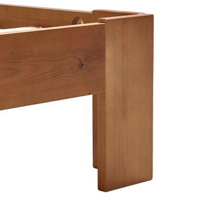 Giroletto Marrone in Legno Massello di Pino 100x200 cm