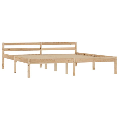 Giroletto senza Materasso 180x200 cm in Legno Massello di Pino