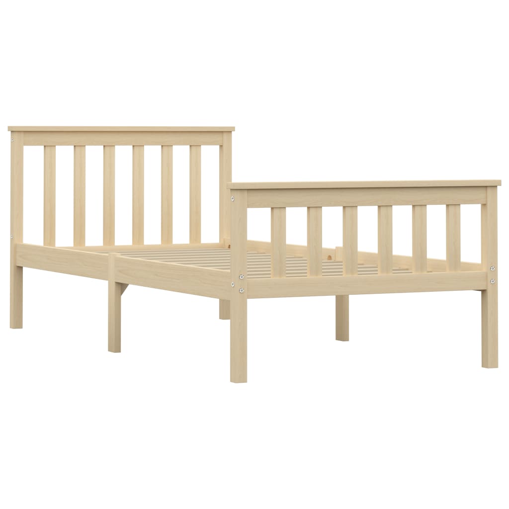 Giroletto senza Materasso Naturale 100x200 cm in Legno di Pino