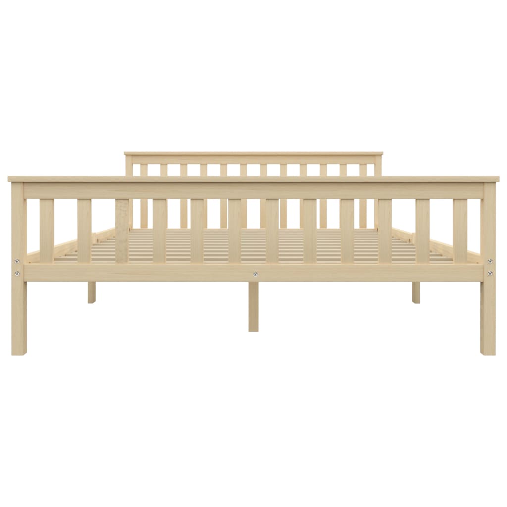 Giroletto senza Materasso Naturale 160x200 cm Legno di Pino