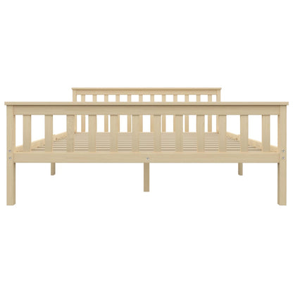 Giroletto senza Materasso Naturale 160x200 cm Legno di Pino