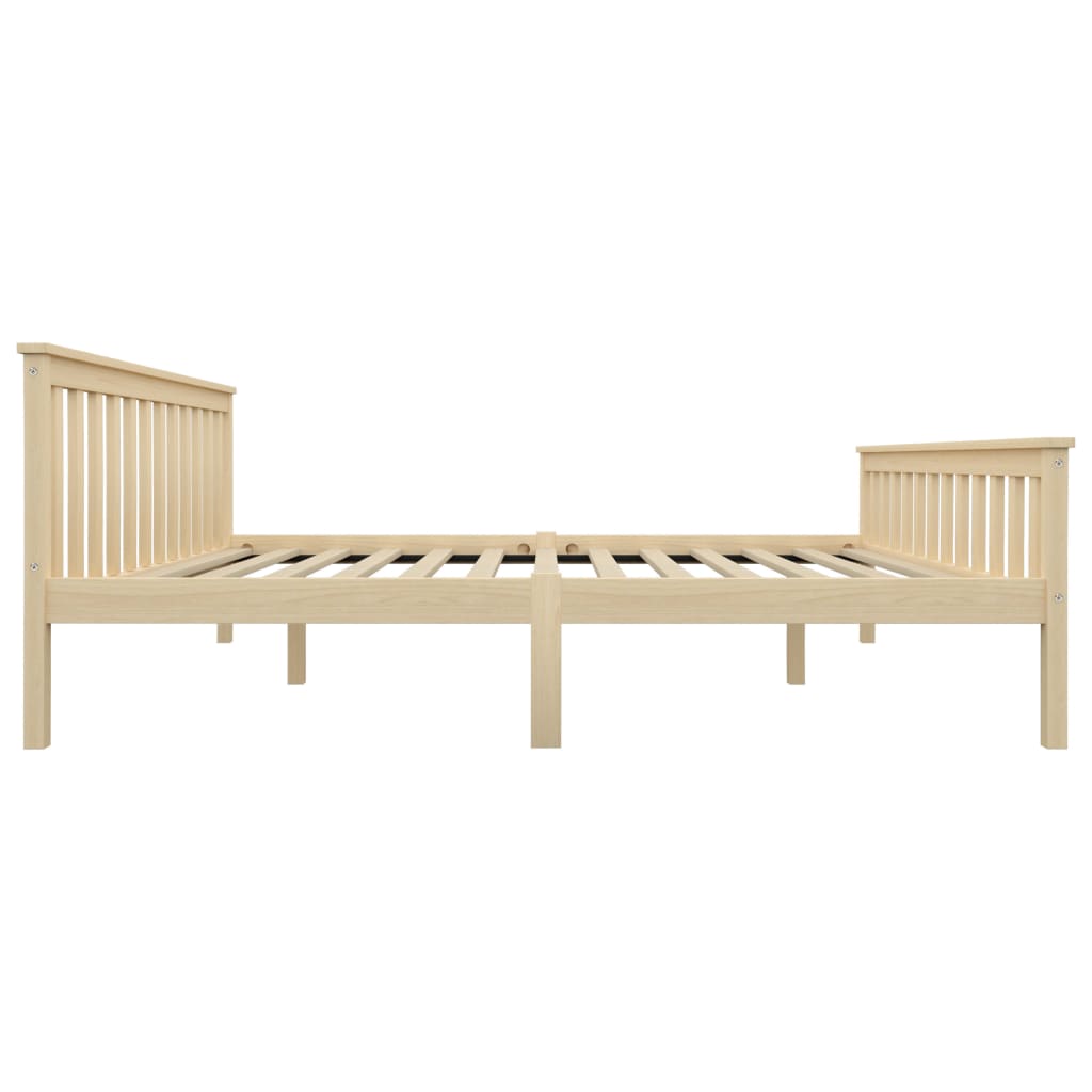 Giroletto senza Materasso Naturale 160x200 cm Legno di Pino