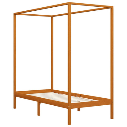 Giroletto senza Materaso Ambrato in Legno di Pino 100x200cm