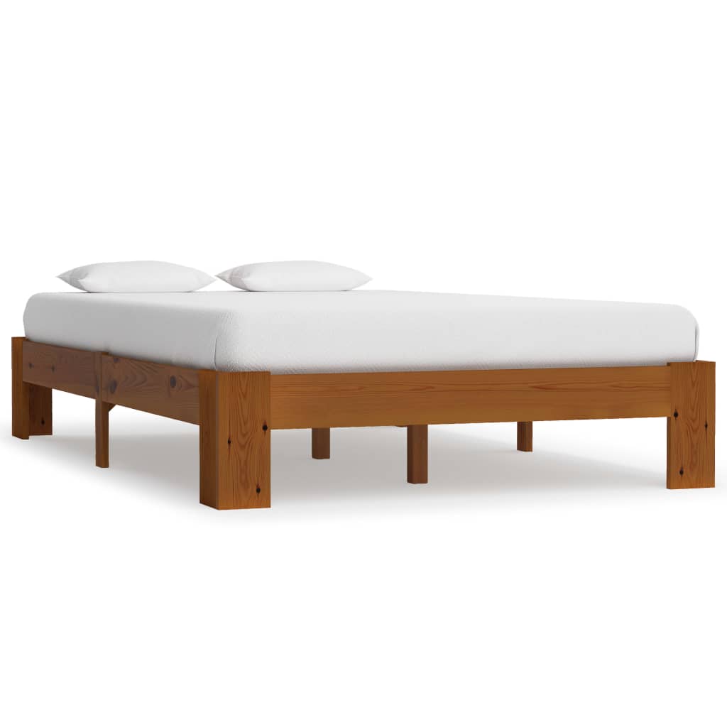 Giroletto senza Materasso Marrone Chiaro 120x200 cm Legno Pino