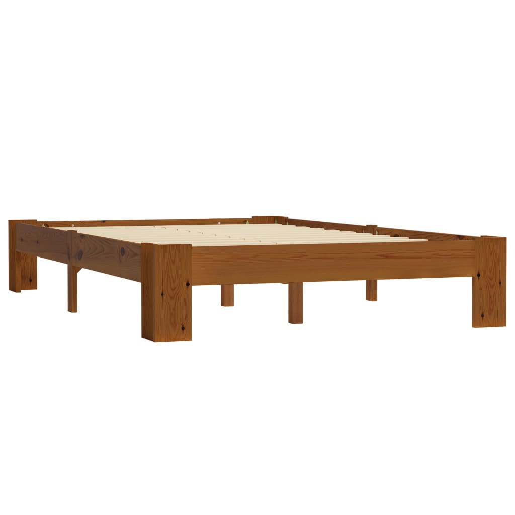Giroletto senza Materasso Marrone Chiaro 120x200 cm Legno Pino