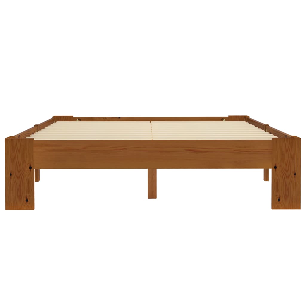Giroletto senza Materasso Marrone Chiaro 120x200 cm Legno Pino