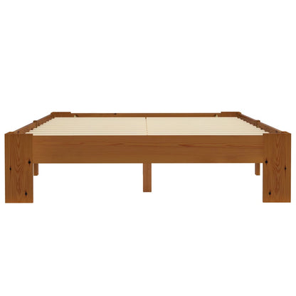 Giroletto senza Materasso Marrone Chiaro 120x200 cm Legno Pino
