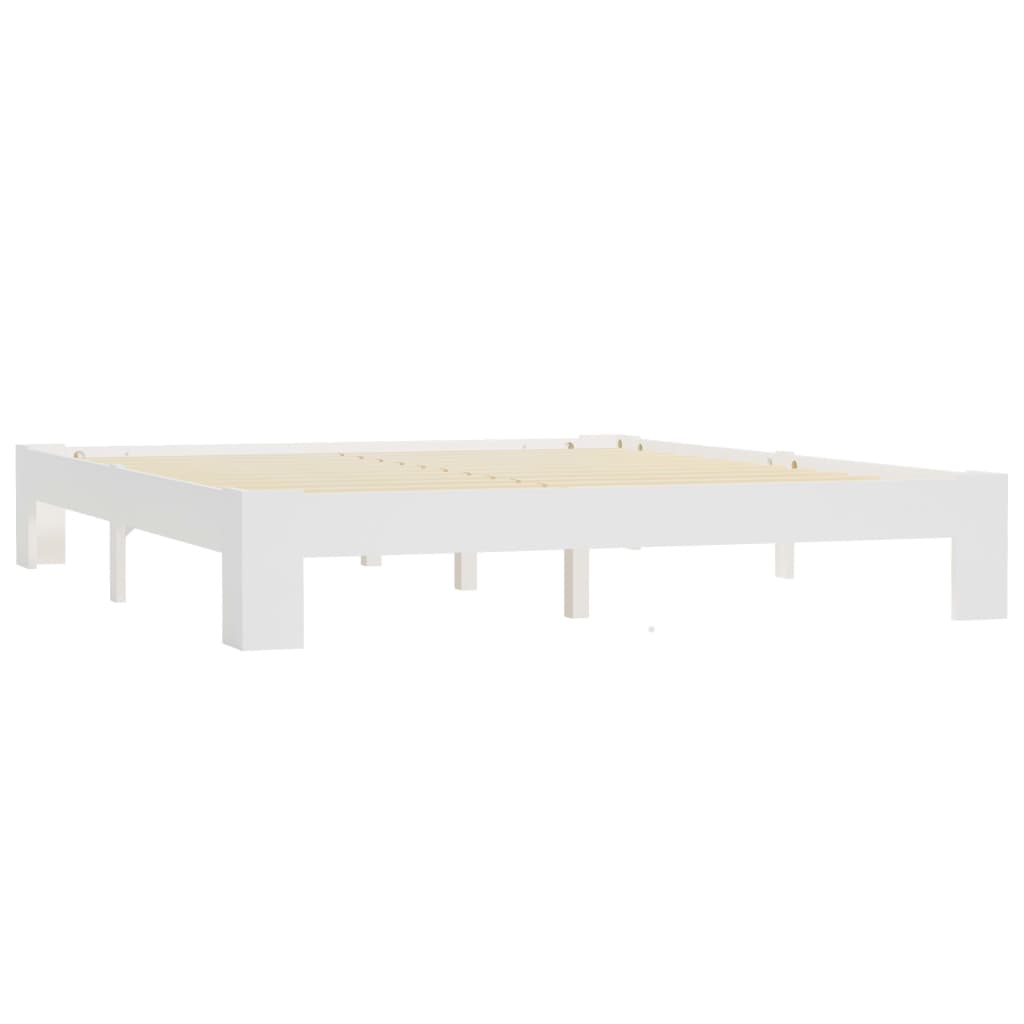 Giroletto senza Materasso Marrone 160x200 cm in Legno di Pino