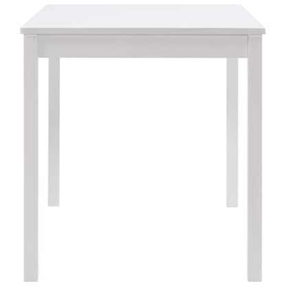 Tavolo da Pranzo Bianco 140x70x73 cm in Legno di Pino