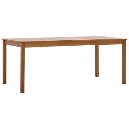 Tavolo da Pranzo Marrone ambra 180x90x73 cm in Legno di Pino