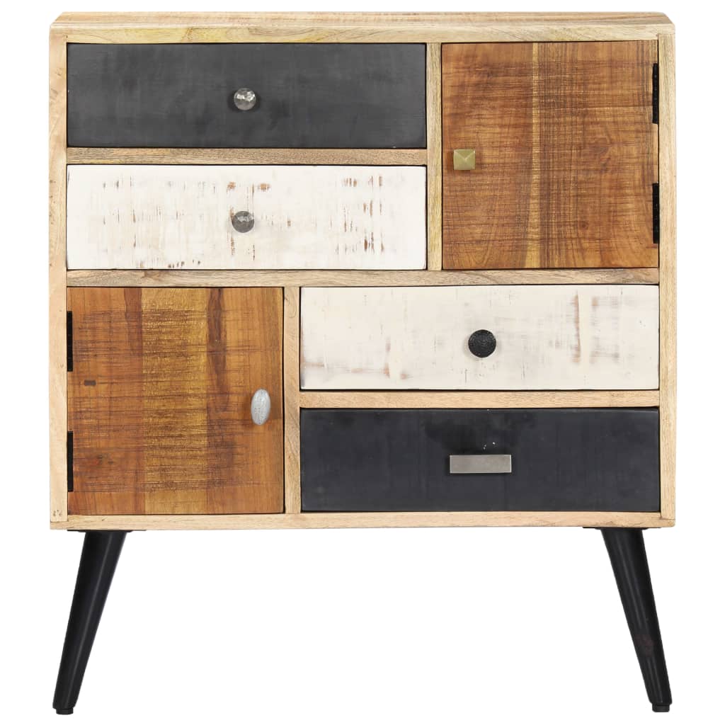 Credenza 70x30x78 cm in Legno Massello di Mango