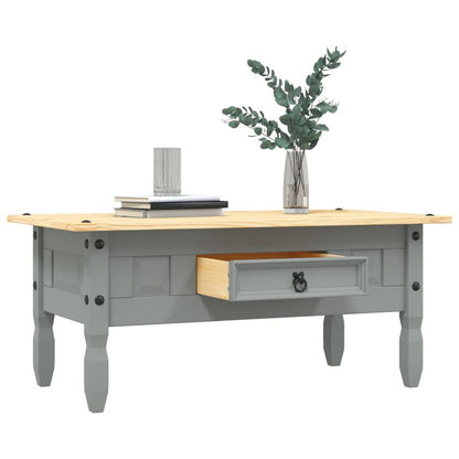 Tavolino CaffÃ© Pino Messicano Corona Range Grigio 100x55x44 cm