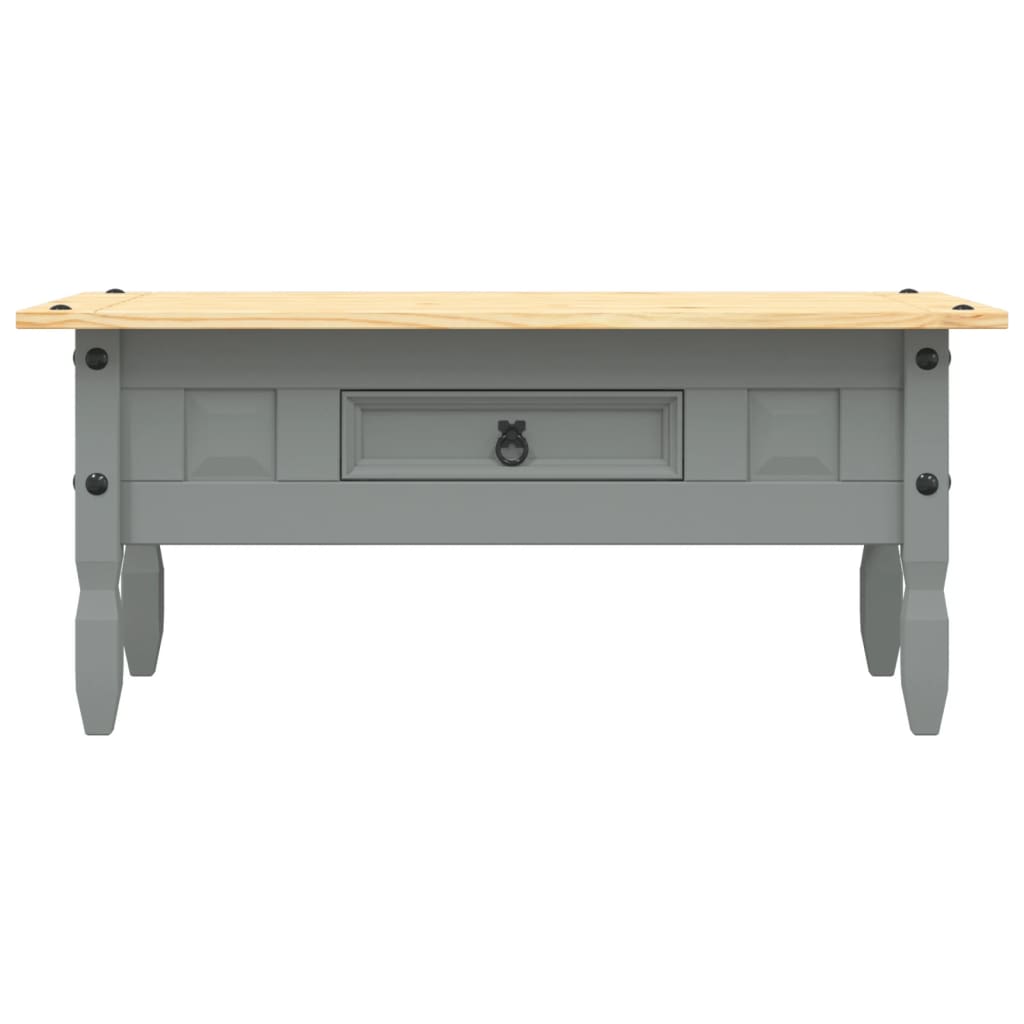 Tavolino CaffÃ© Pino Messicano Corona Range Grigio 100x55x44 cm