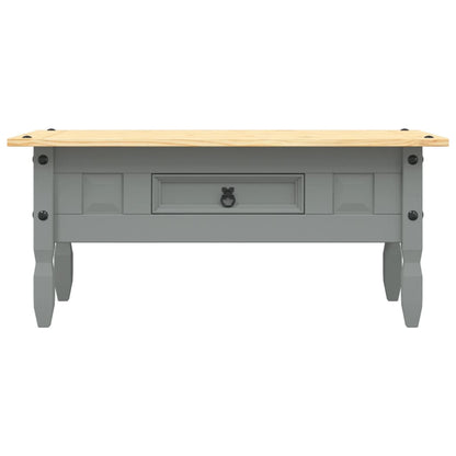 Tavolino CaffÃ© Pino Messicano Corona Range Grigio 100x55x44 cm