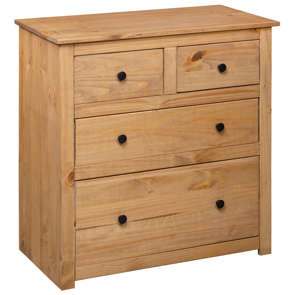Credenza 80x40x83 cm in Legno Massello di Pino Panama Range