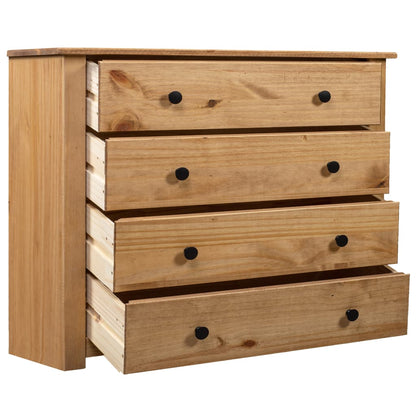 Armadietto 80x40x73 cm in Legno di Pino Modello Panama