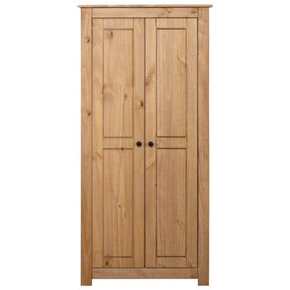 Armadio 80x50x171,5 cm in Legno Massello Pino Panama Range
