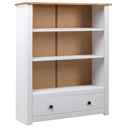 Libreria Bianca 80x35x110 cm in Pino Massello Panama Range