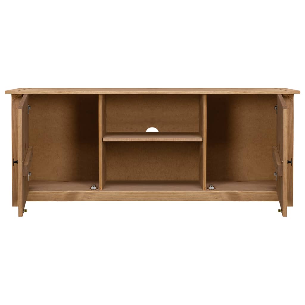 Moble TV 120x40x50 cm in Legno Massello di Pino Panama Range
