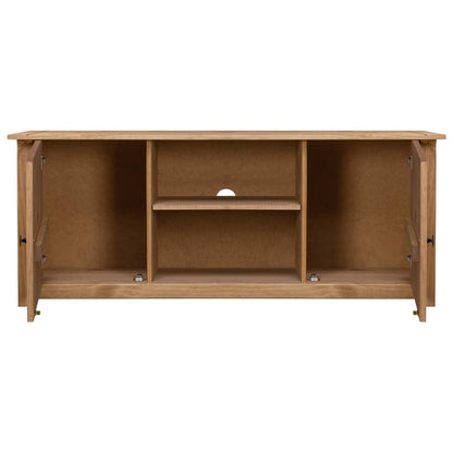 Moble TV 120x40x50 cm in Legno Massello di Pino Panama Range