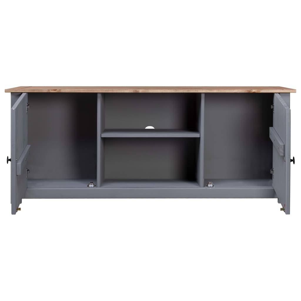 Mobile TV 120x40x50 cm in Legno Massello di Pino Panama Range