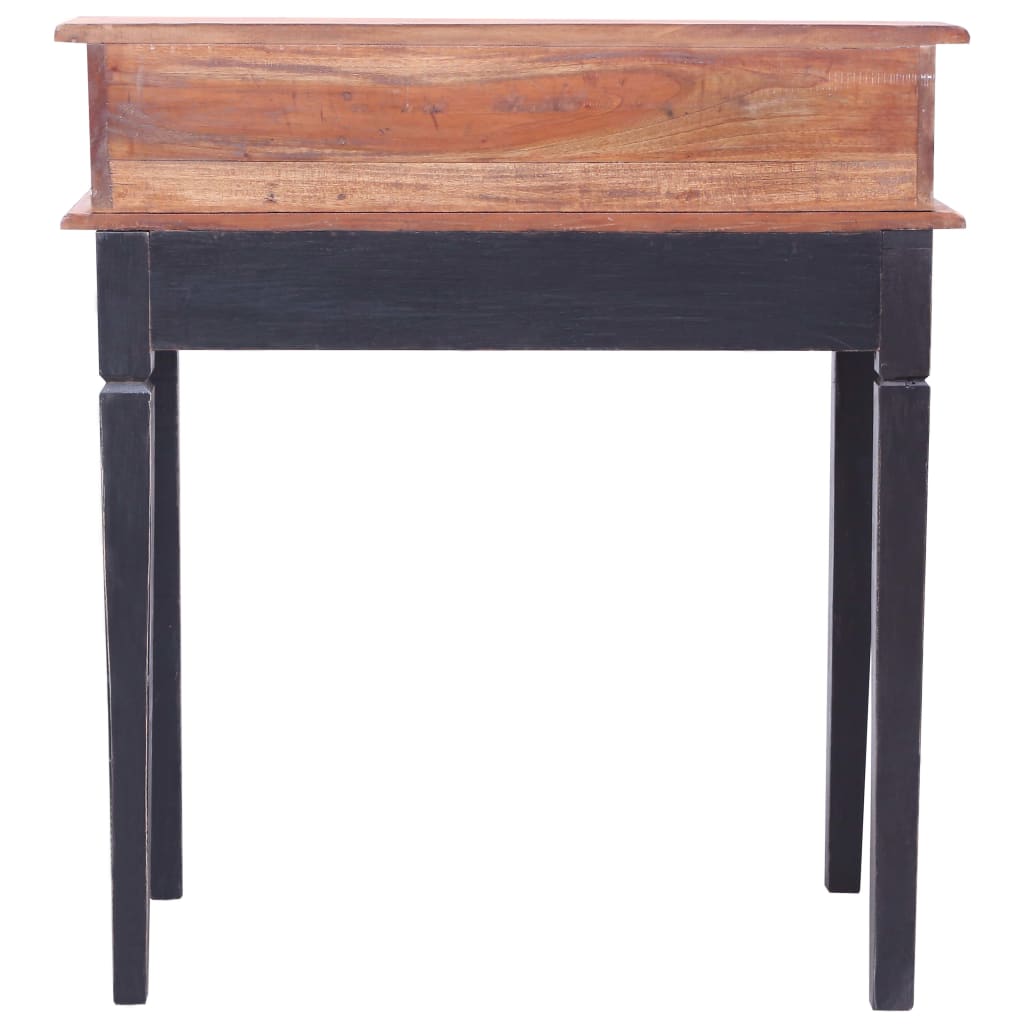 Scrivania con Cassetti 90x50x101 cm in Legno Massello di Mogano