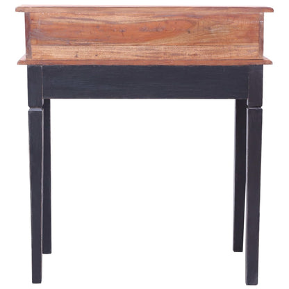 Scrivania con Cassetti 90x50x101 cm in Legno Massello di Mogano