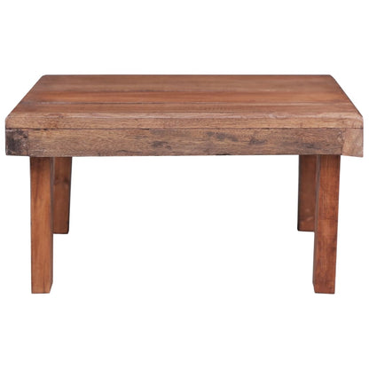 Tavolino da Salotto 60x45x23 cm in Legno Massello di Mogano