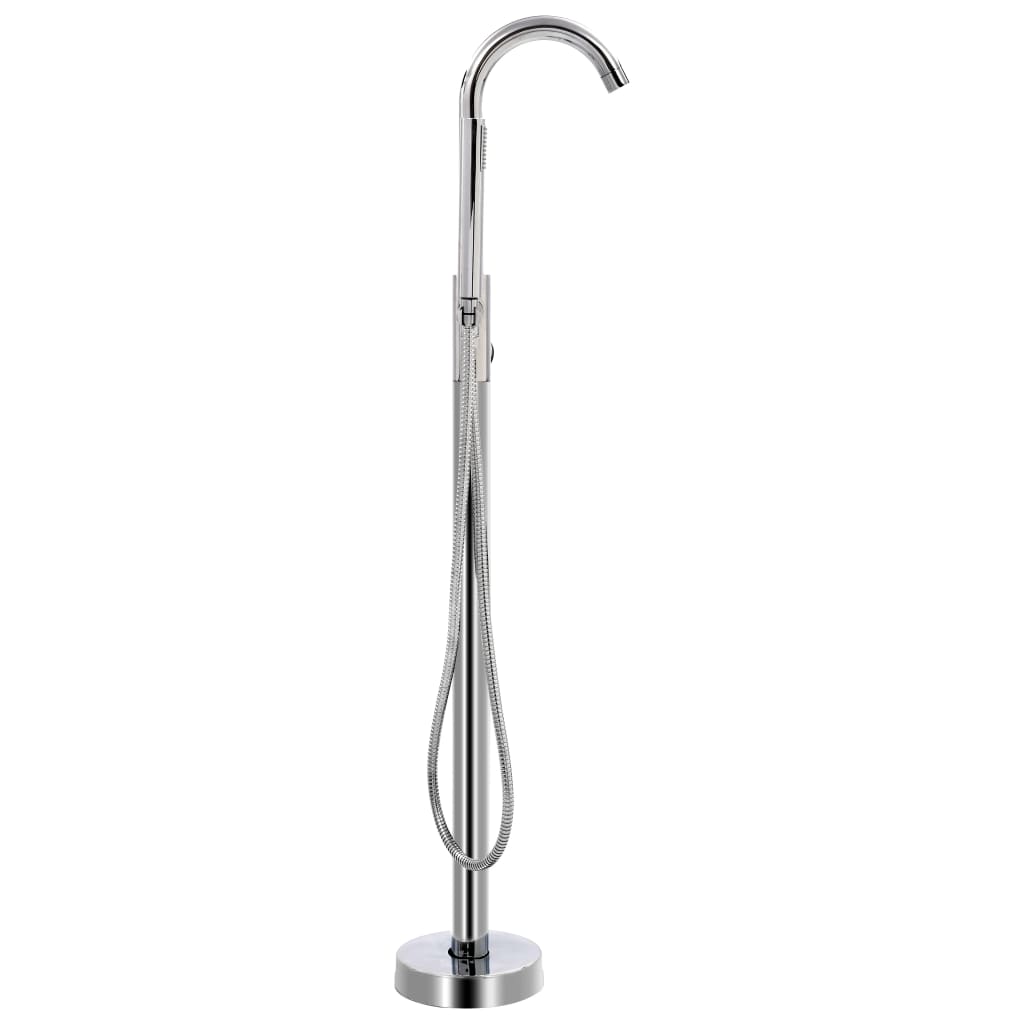 Rubinetteria a Colonna per Vasca da Bagno Acciaio Inox 118,5 cm