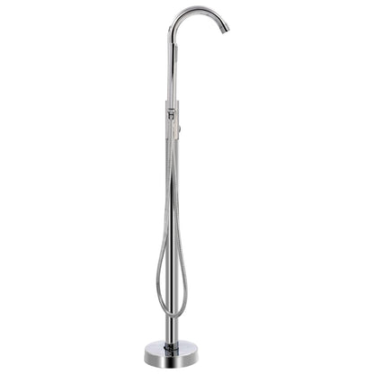 Rubinetteria a Colonna per Vasca da Bagno Acciaio Inox 118,5 cm