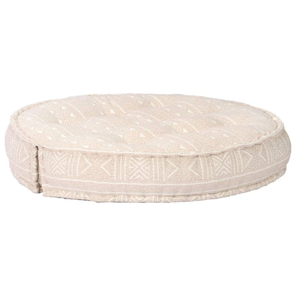 Pouf 100x20 cm in Tessuto Beige