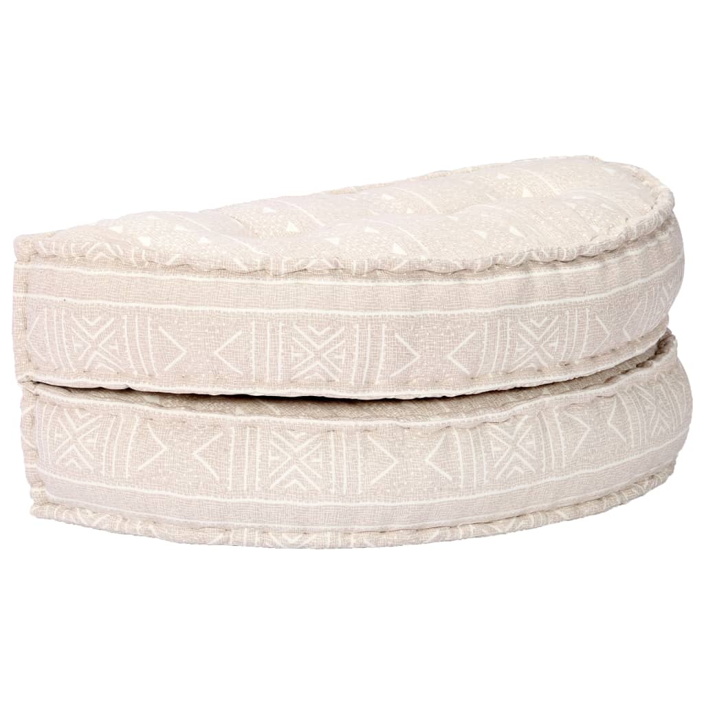 Pouf 100x20 cm in Tessuto Beige