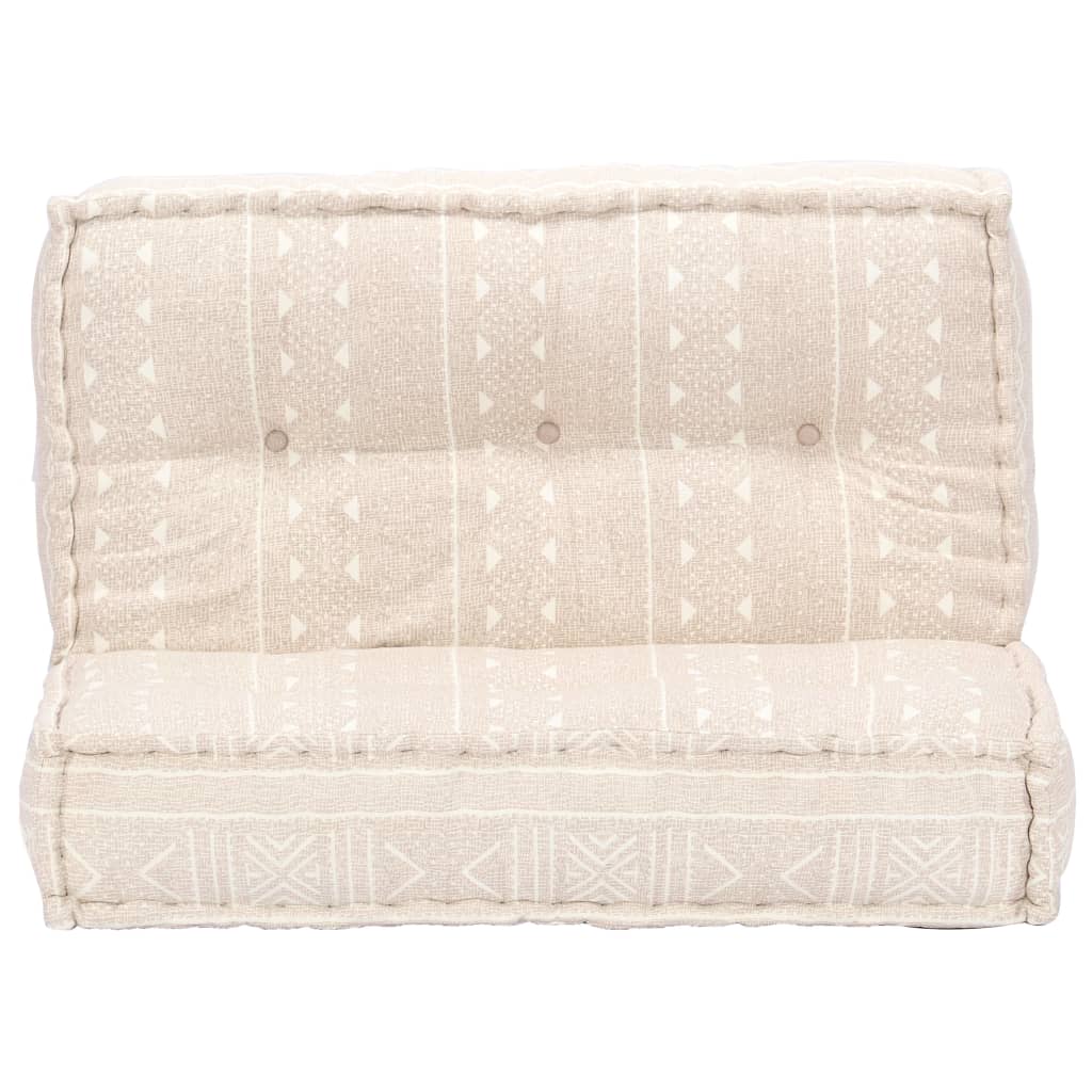 Pouf 100x100x20 cm in Tessuto Beige