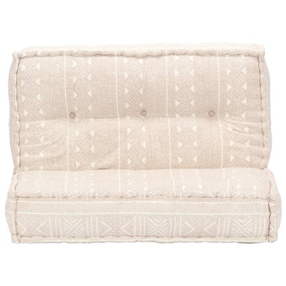 Pouf 100x100x20 cm in Tessuto Beige