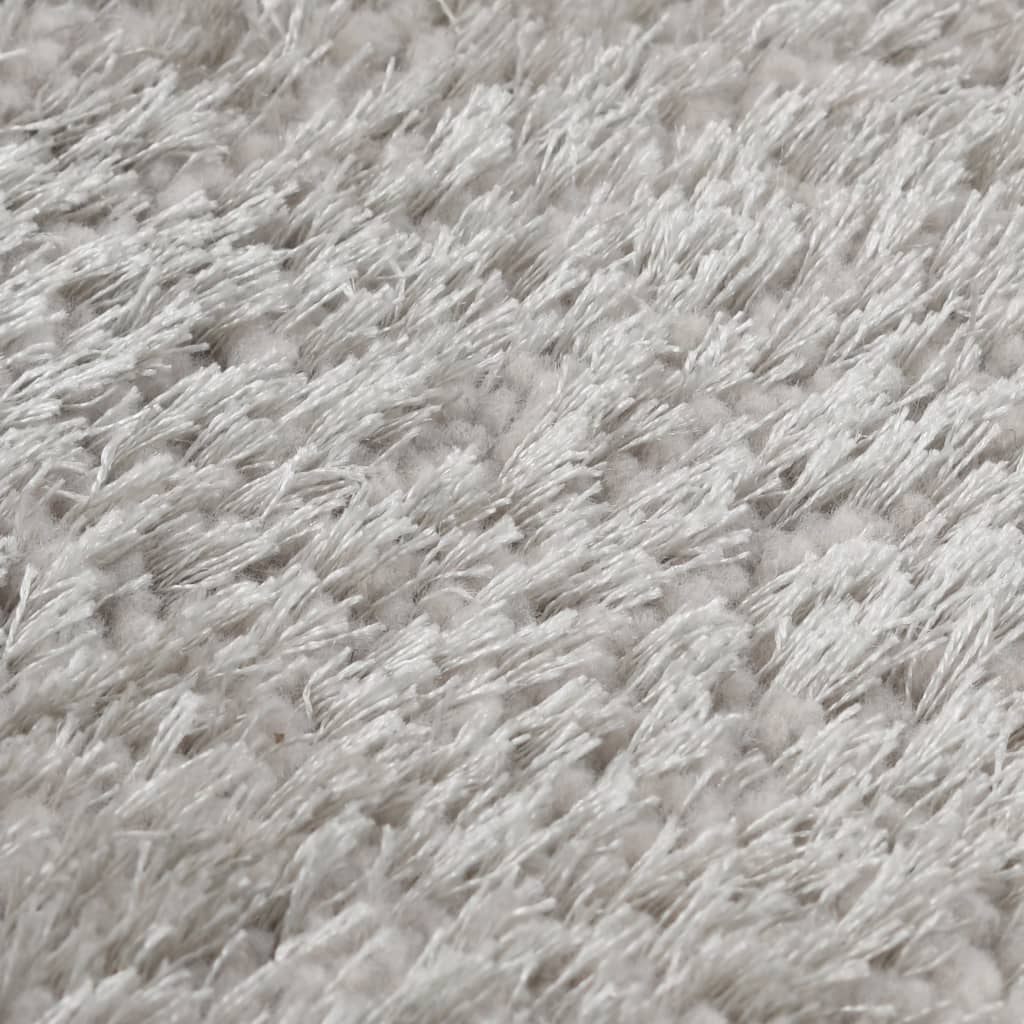 Tappeto Shaggy a Pelo Lungo 160x230 cm Grigio