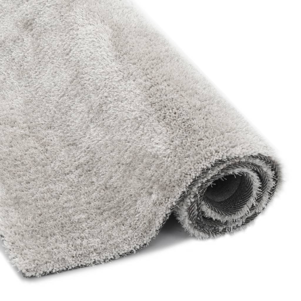 Tappeto Shaggy a Pelo Lungo 160x230 cm Grigio