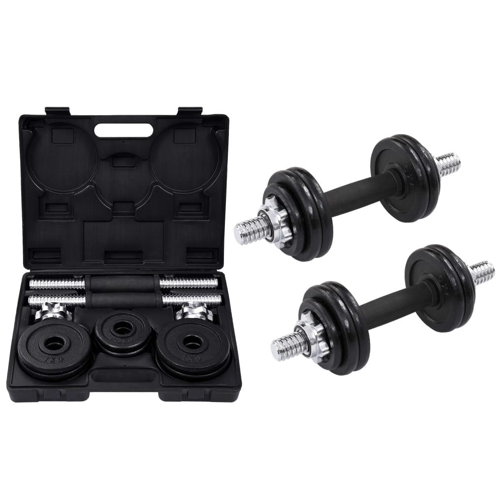 Set di Manubri 19 pz 15 kg in Ghisa
