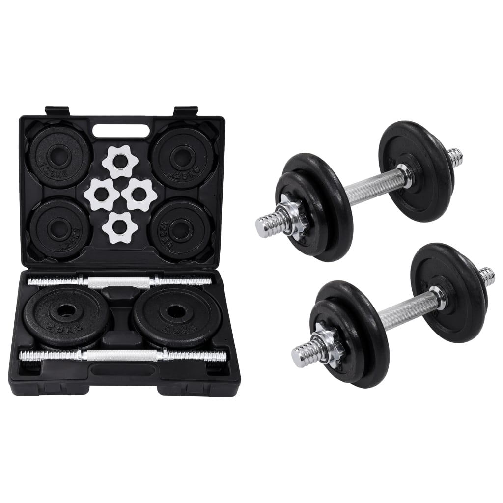Set di Manubri 15 pz 20 kg in Ghisa